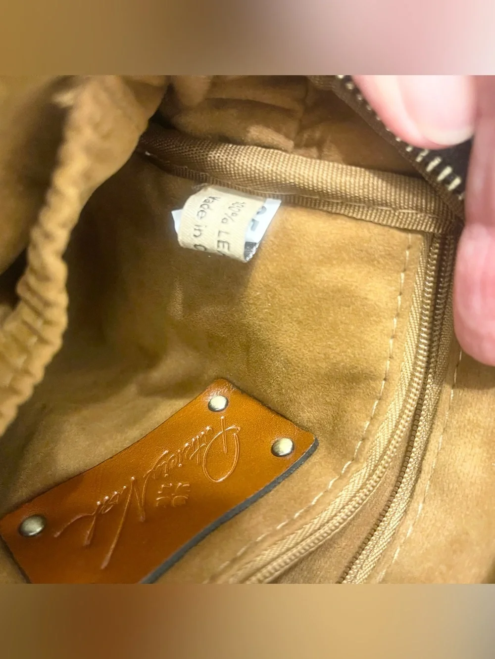 Patricia Nash Leather Kea Sling Bag No Callouts
